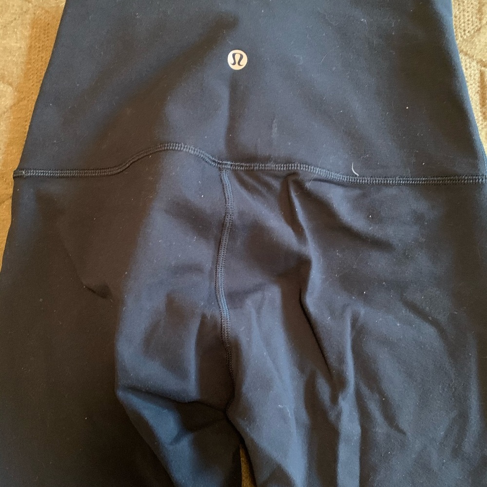 Lululemon dark teal high rise